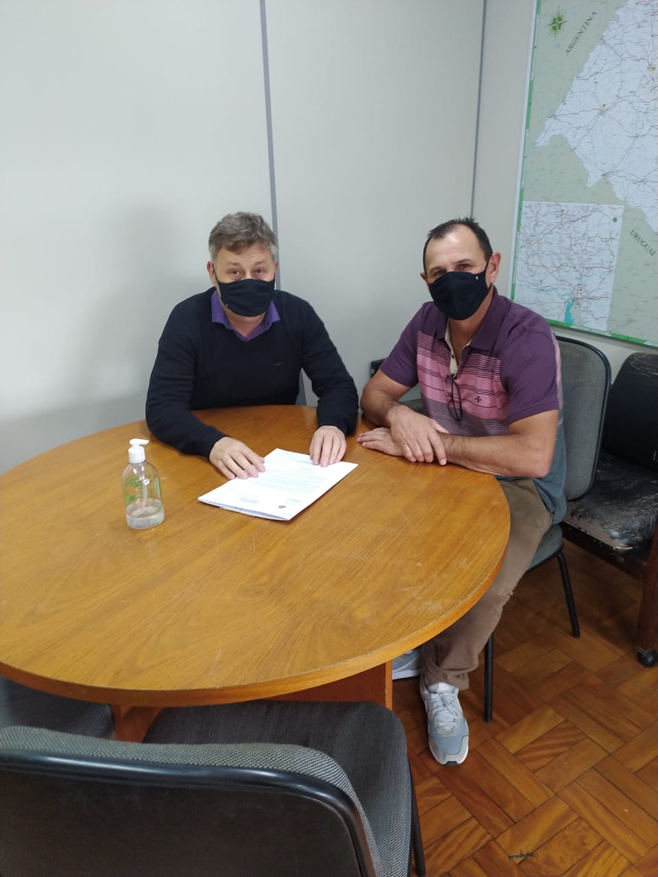 Prefeito Ruben realiza visita ao DAER na capital gaúcha